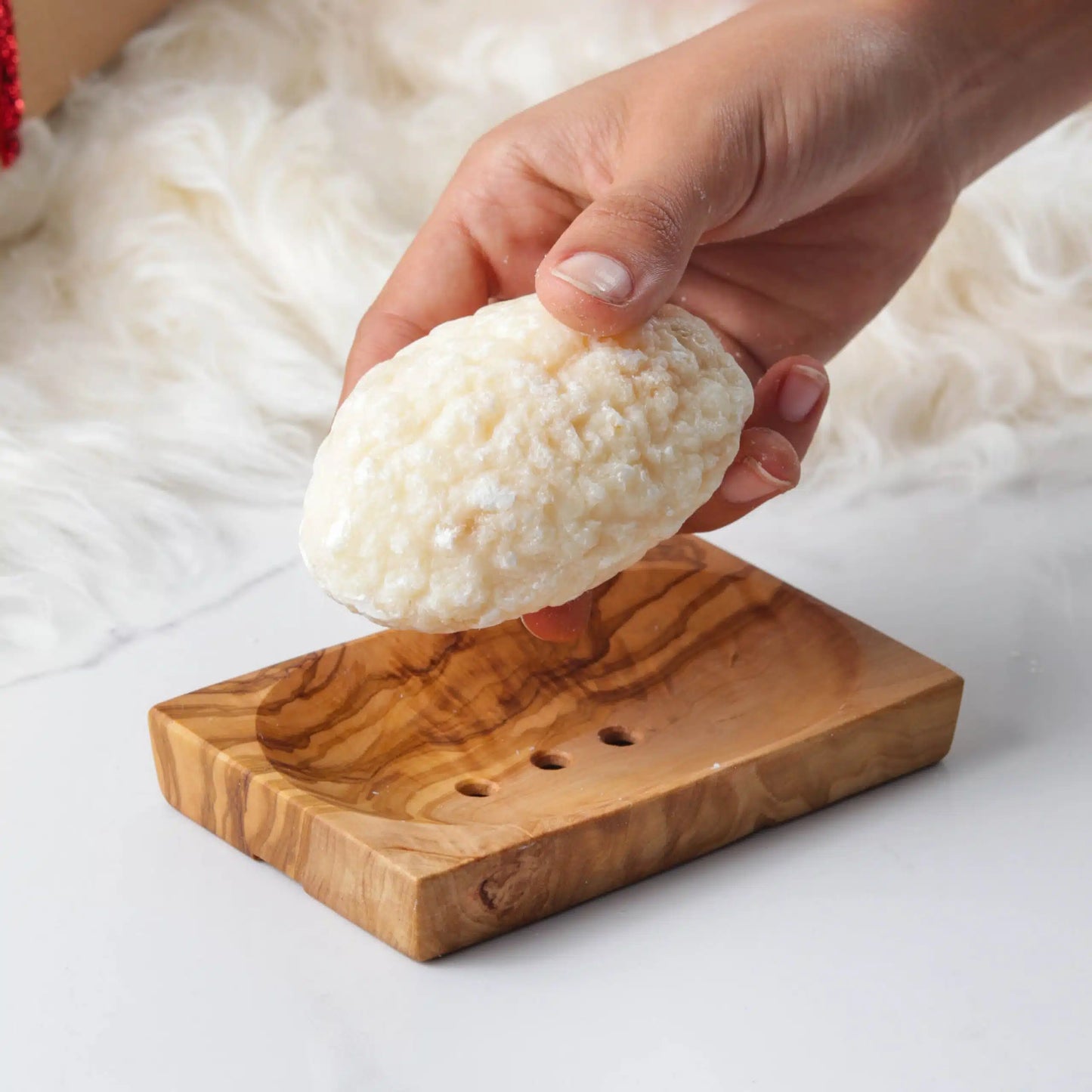 Handgefertigte Seifenschale aus Holz – rustikal, nachhaltig, perfekt für Badezimmer und Geschenk