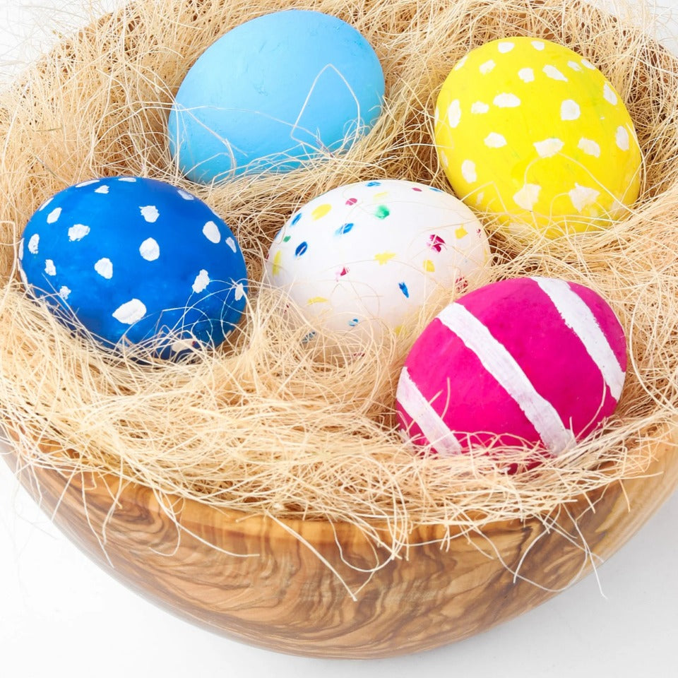 Mittelgroße, handgefertigte Schale aus langlebigem Olivenholz – hochwertig und robust

