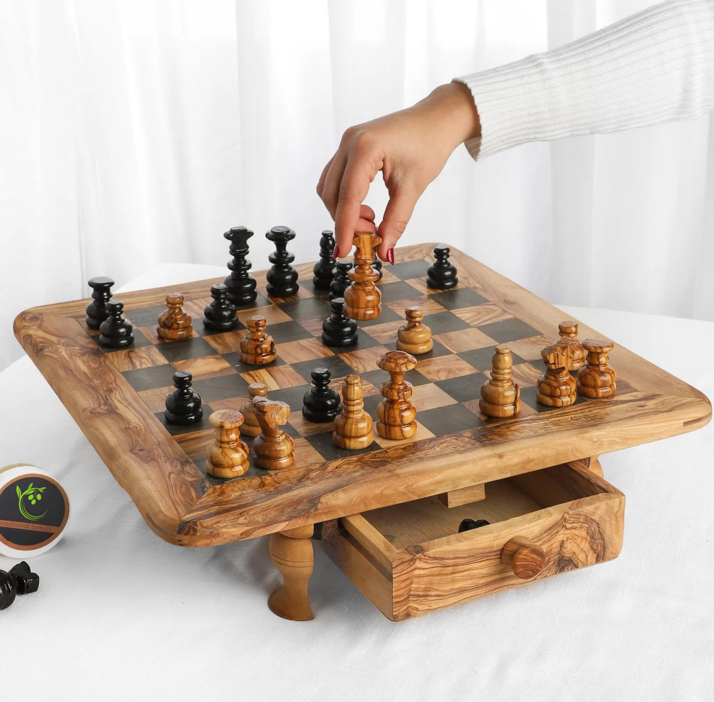 olivenholz schachbrett-schweiz