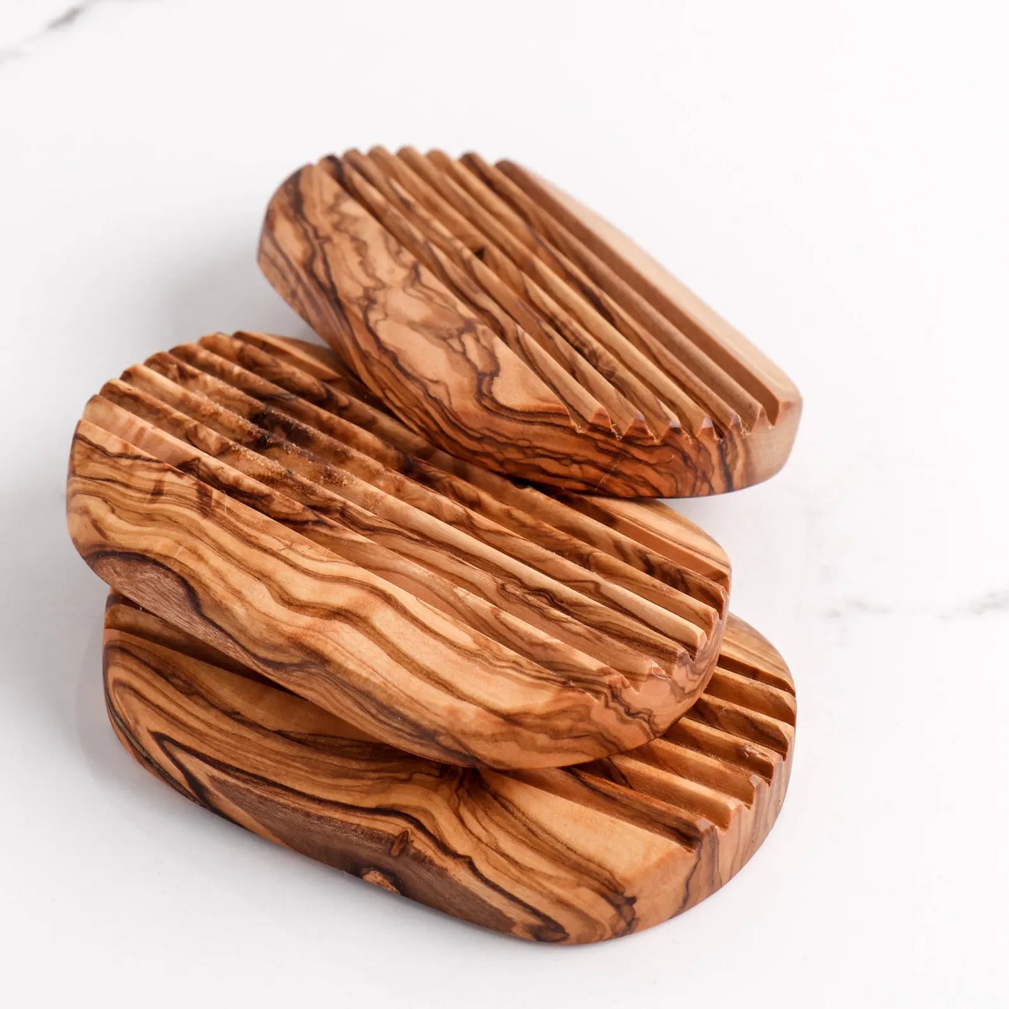 Handgefertigte Seifenschale aus Olivenholz – natürlich, langlebig und dekorativ

