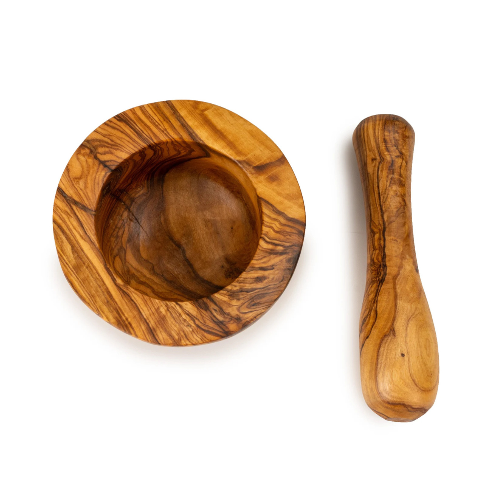Holzmörser und Stößel handgefertigt aus tunesischem Olivenholz - Handgefertigt Schweiz | Mediterranean Art - Handgefertigt Schweiz | Mediterranean Art - Handgefertigt Schweiz | Mediterranean Art Olivenholz handgefertigt Schweiz - Bild 4