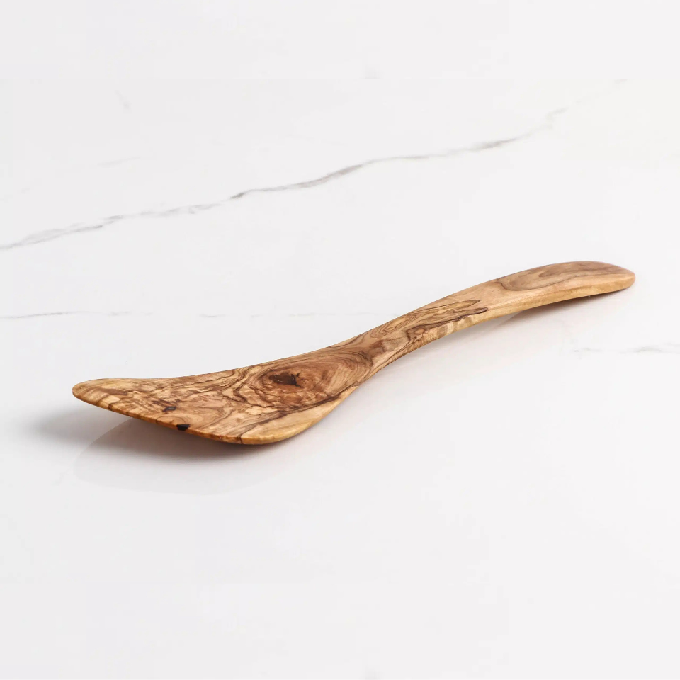 Holzspatel. Spachtel mit Holzgriff, handgefertigt, Kochlöffel Utensil, rustikaler - Handgefertigt Schweiz | Mediterranean Art - Handgefertigt Schweiz | Mediterranean Art - Handgefertigt Schweiz | Mediterranean Art Olivenholz handgefertigt Schweiz - Bild 1
