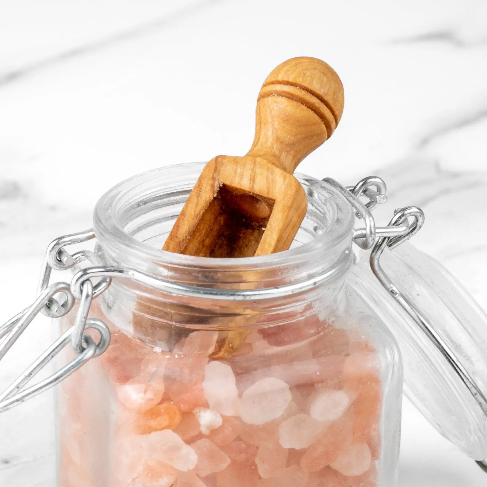 Kleine Holzschaufeln, ideal zum Dosieren von Gewürzen, Salz oder Mehl