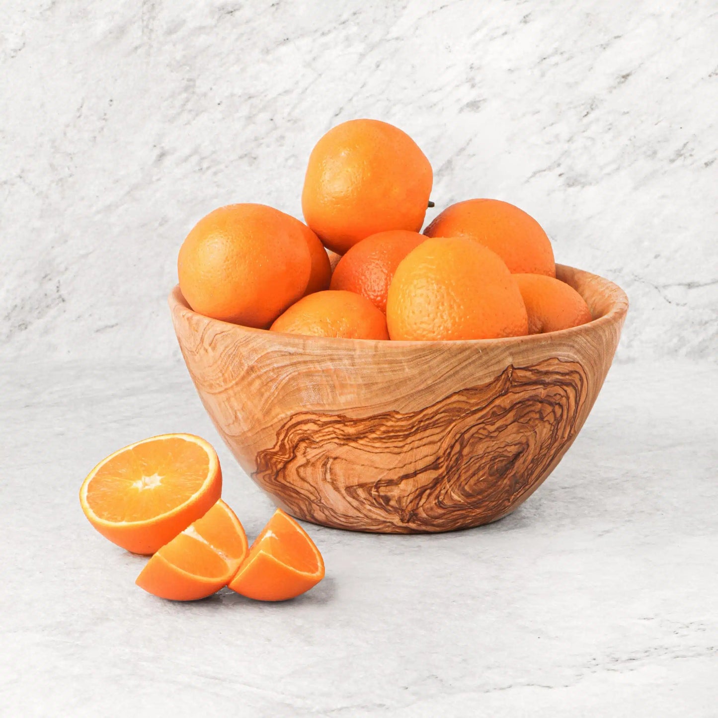 Handgefertigtes 3er Set Salatschüsseln aus langlebigem Olivenholz – robust und natürlich

