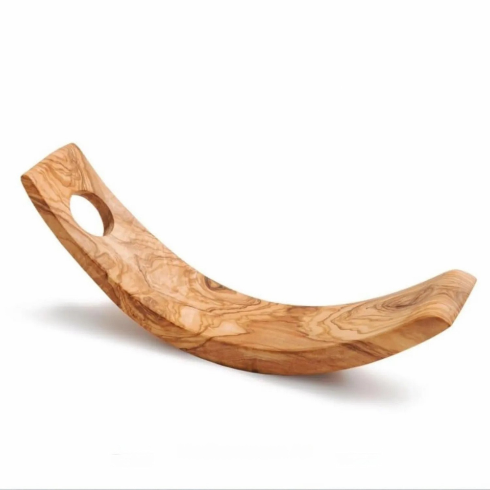 Handgefertigter Weinflaschenhalter aus hochwertigem Olivenholz – dekorativ und nachhaltig

